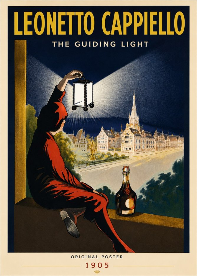 Leonetto Cappiello The Guiding Light No5 - Affiche