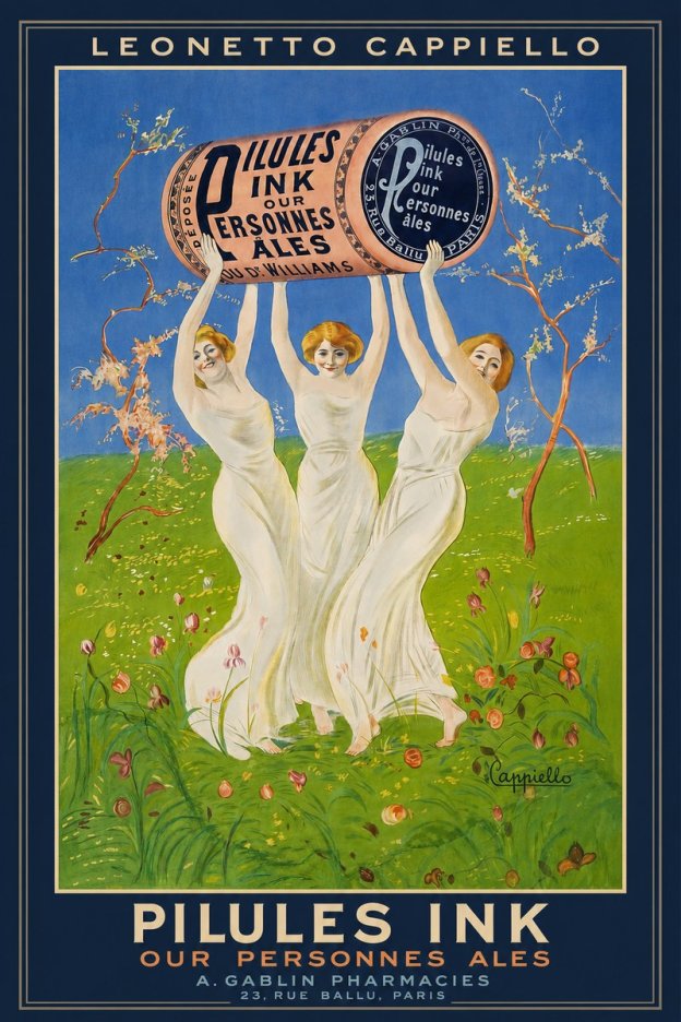 Leonetto Cappiello Pilules Ink Our Personnes Ales No2 - Affiche