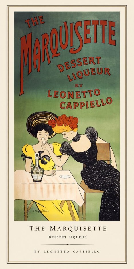 Leonetto Cappiello The Marquisette Dessert Liqueur No1 - Affiche