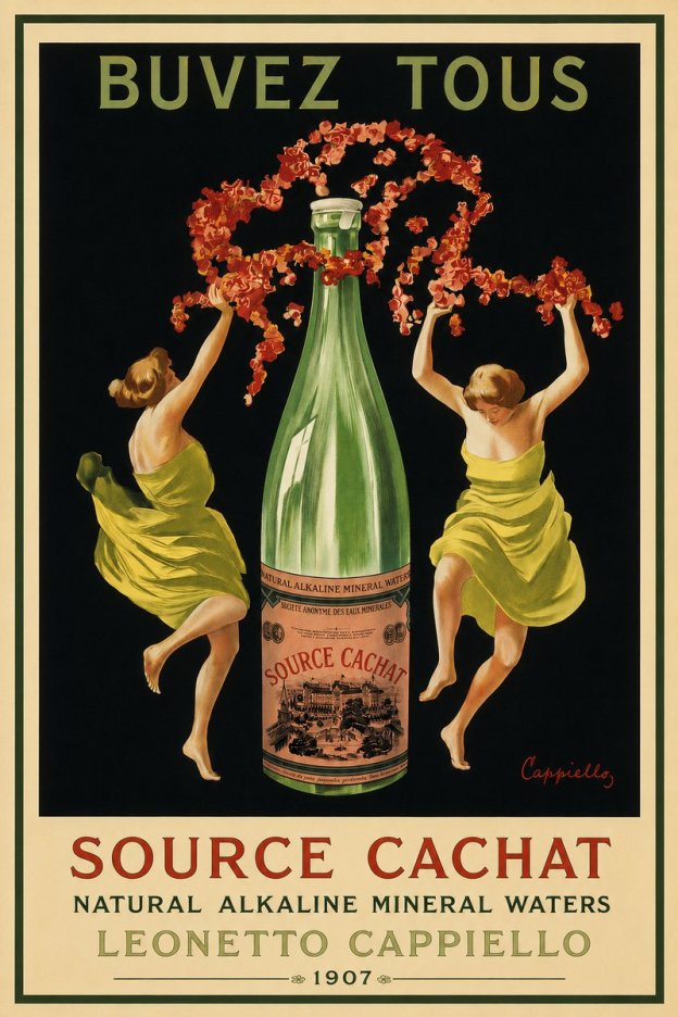 Leonetto Cappiello Source Cachat No3 - Affiche