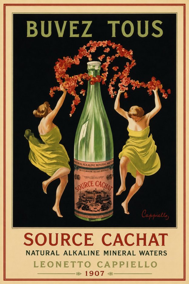 Leonetto Cappiello Source Cachat No5 - Affiche