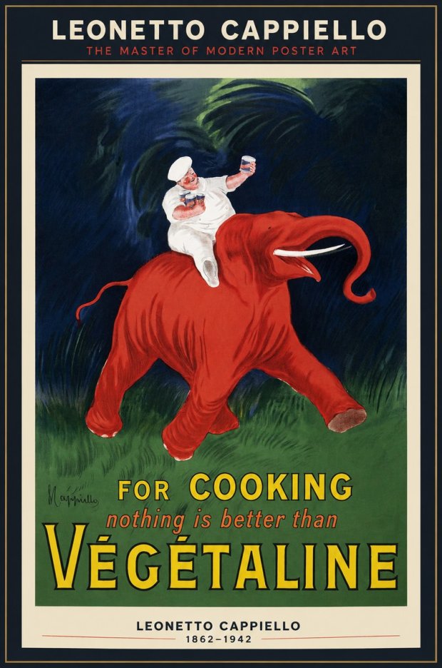 Leonetto Cappiello Végétaline No1 - Affiche