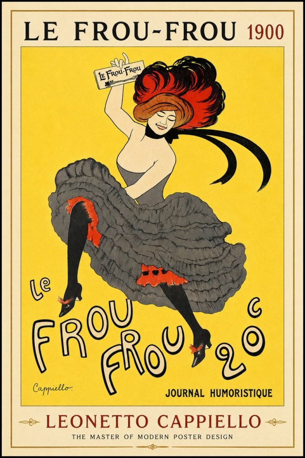 Leonetto Cappiello Le Frou-frou No4 - Affiche