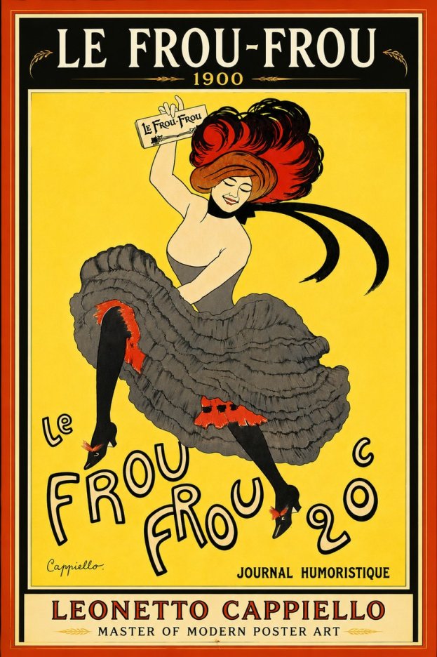 Leonetto Cappiello Le Frou-frou No6 - Affiche