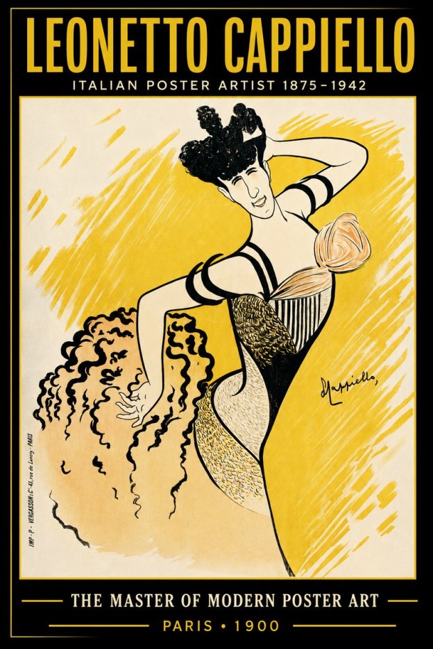 Leonetto Cappiello The Dancer No3 - Affiche