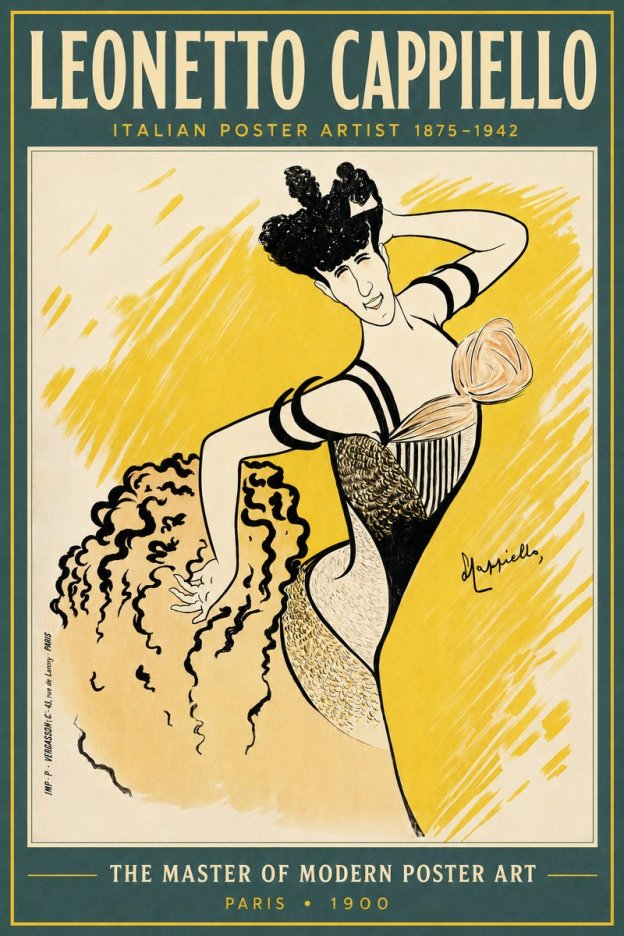 Leonetto Cappiello The Dancer No6 - Affiche