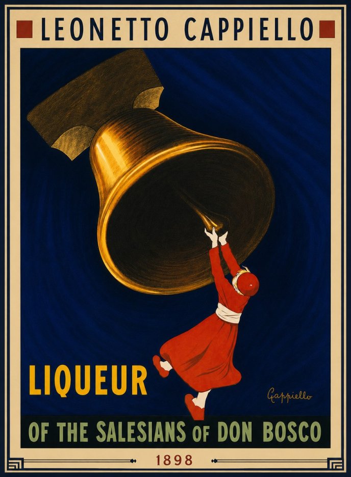 Leonetto Cappiello Liqueur of the Salesians of Don Bosco No4 - Affiche