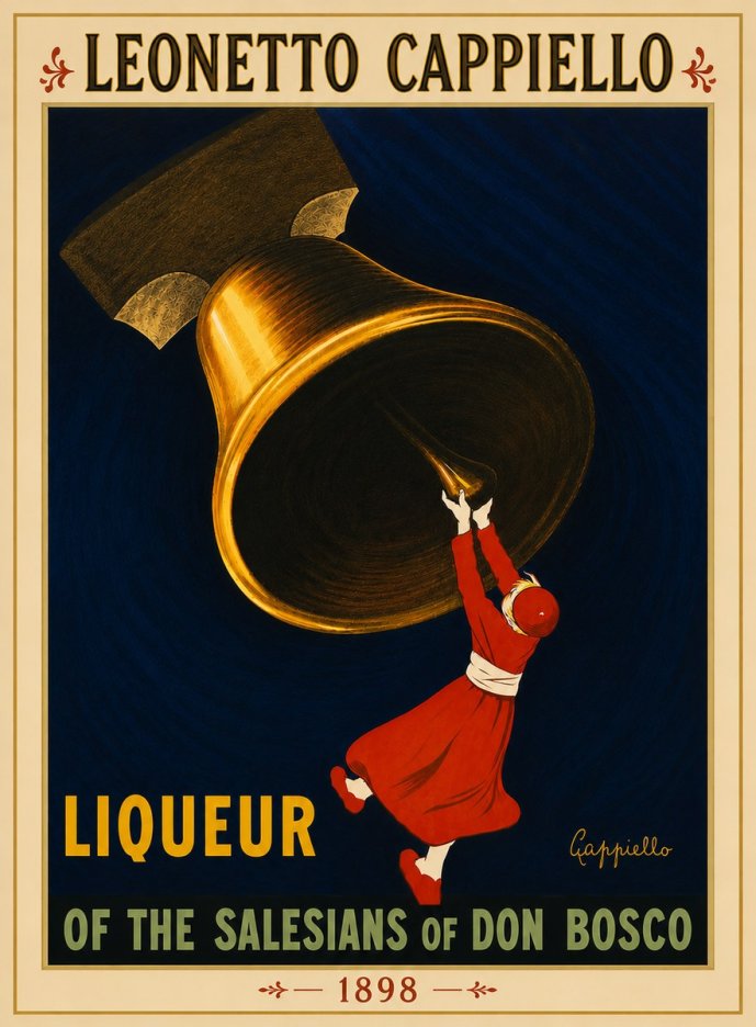 Leonetto Cappiello Liqueur of the Salesians of Don Bosco No6 - Affiche