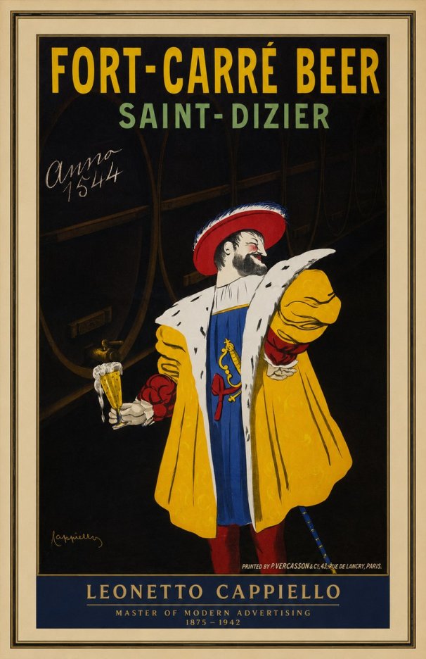 Leonetto Cappiello Fort-carré Beer Saint-dizier No1 - Affiche