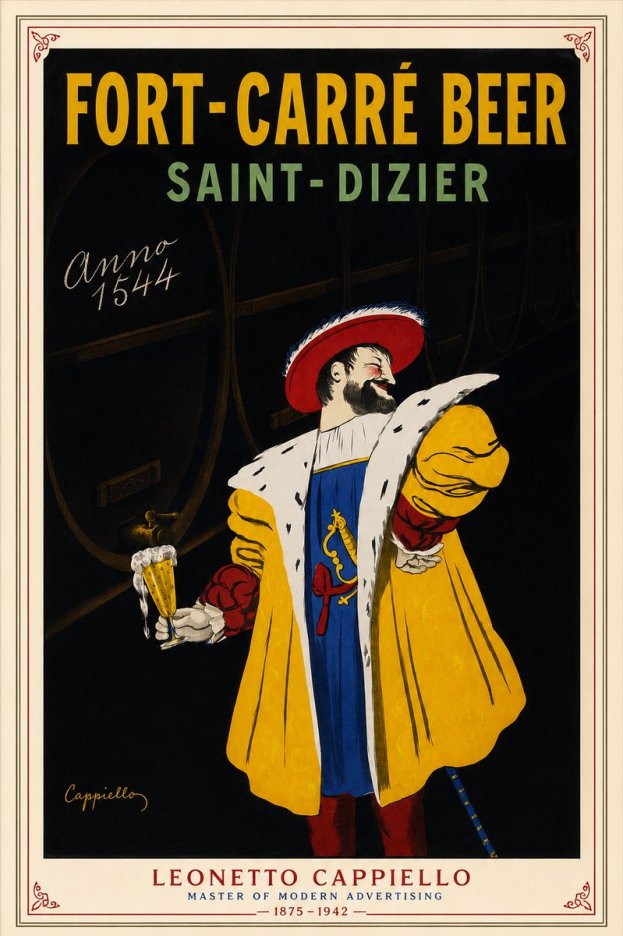 Leonetto Cappiello Fort-carré Beer Saint-dizier No2 - Affiche