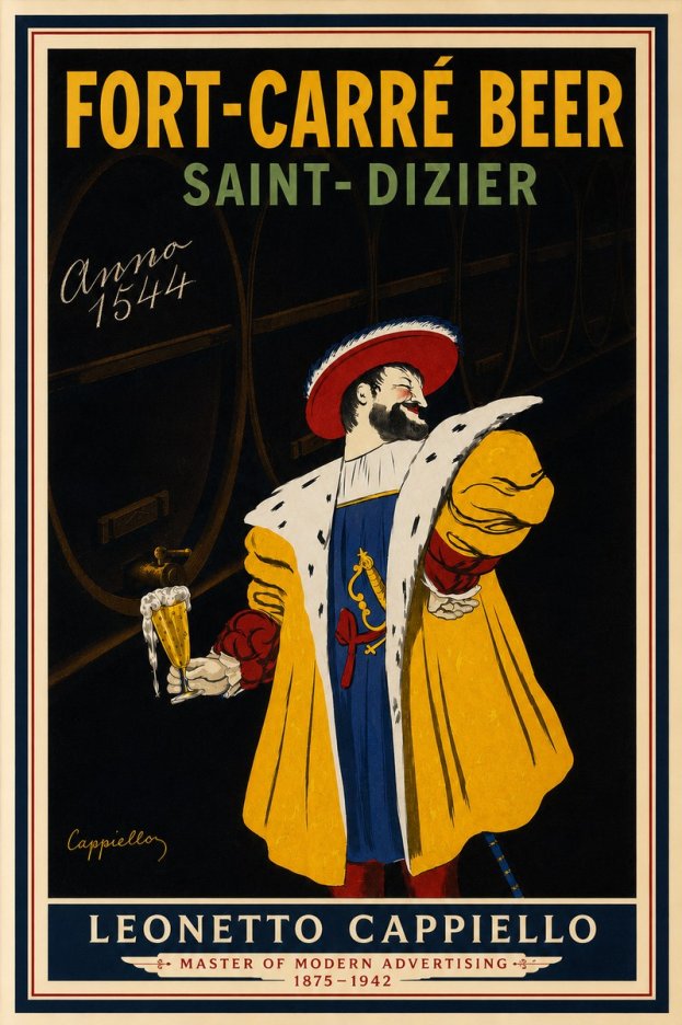 Leonetto Cappiello Fort-carré Beer Saint-dizier No4 - Affiche