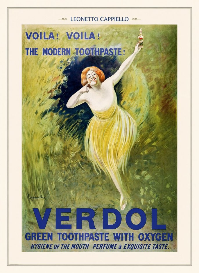Leonetto Cappiello Verdol No1 - Affiche