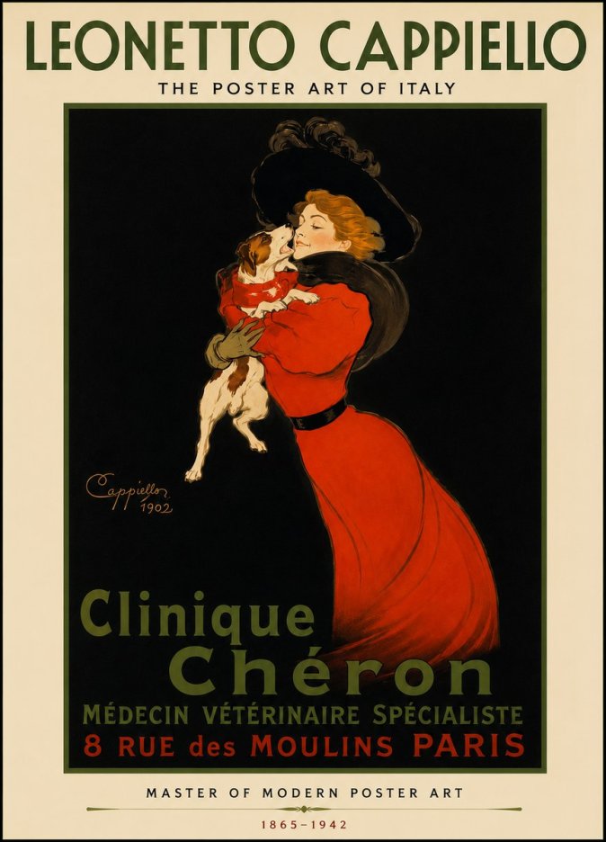 Leonetto Cappiello Clinique Chéron No3 - Affiche