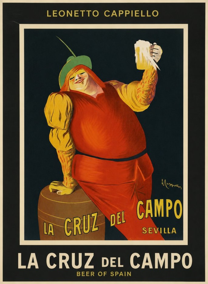 Leonetto Cappiello La Cruz Del Campo No1 - Affiche