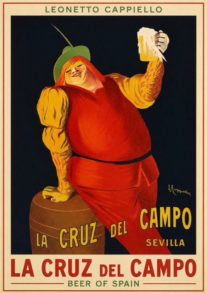 Leonetto Cappiello La Cruz Del Campo No2 - Affiche