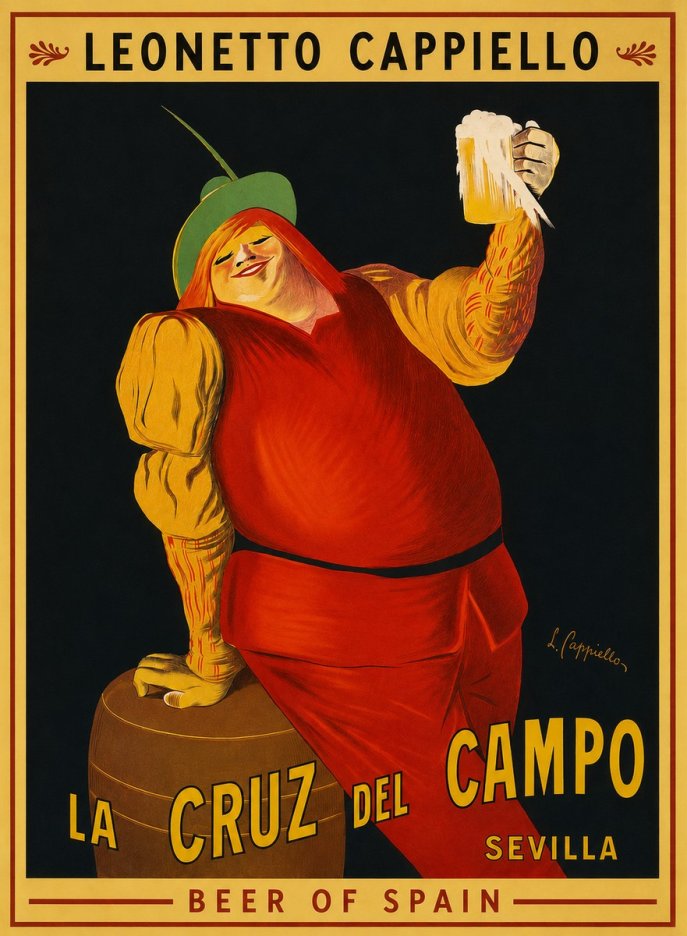 Leonetto Cappiello La Cruz Del Campo No4 - Affiche