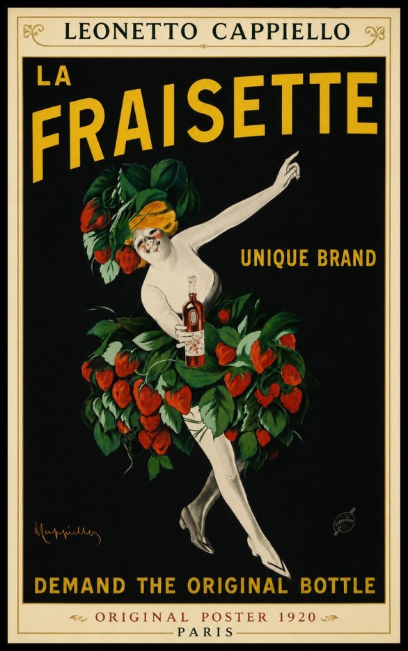 Leonetto Cappiello La Fraisette No3 - Affiche