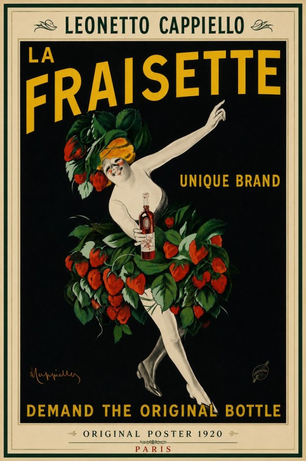 Leonetto Cappiello La Fraisette No4 - Affiche