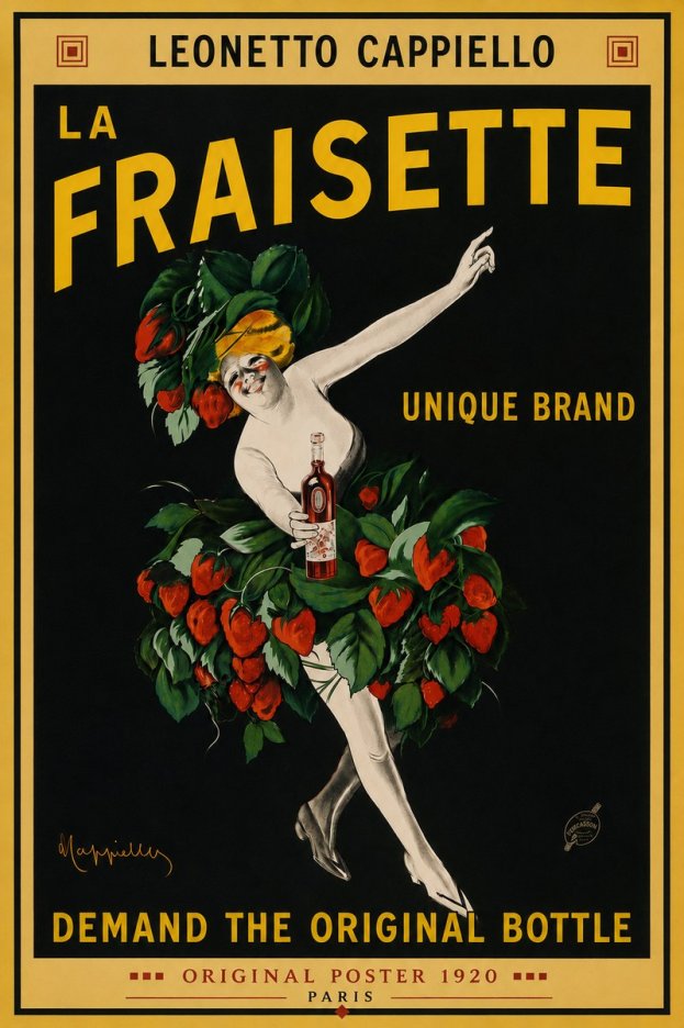 Leonetto Cappiello La Fraisette No6 - Affiche
