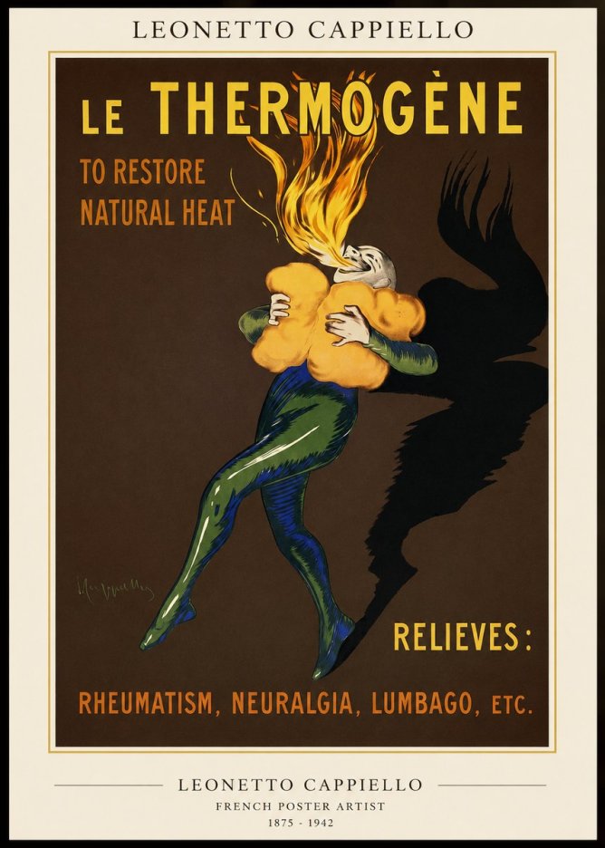 Leonetto Cappiello Le Thermogène No1 - Affiche