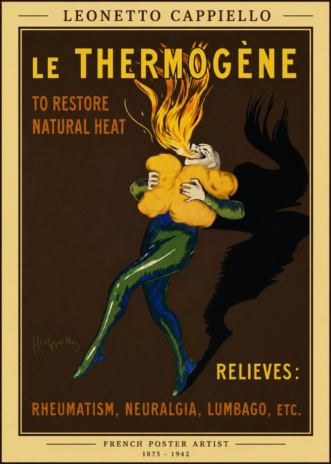 Leonetto Cappiello Le Thermogène No3 - Affiche