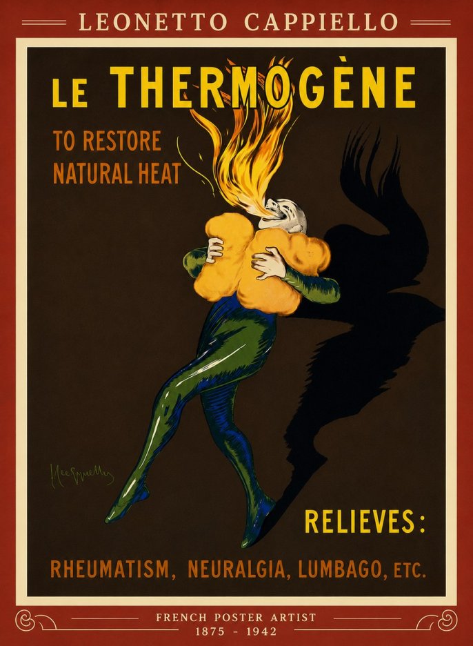 Leonetto Cappiello Le Thermogène No6 - Affiche