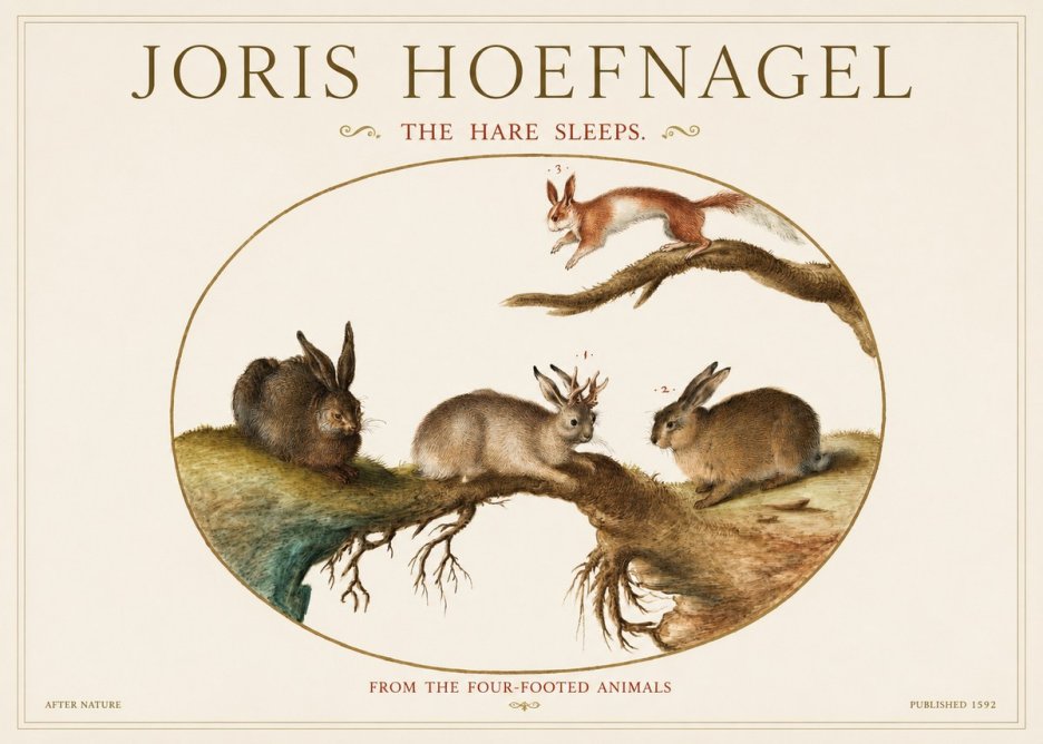 Joris Hoefnagel Lepvs Dormit No3 - Affiche