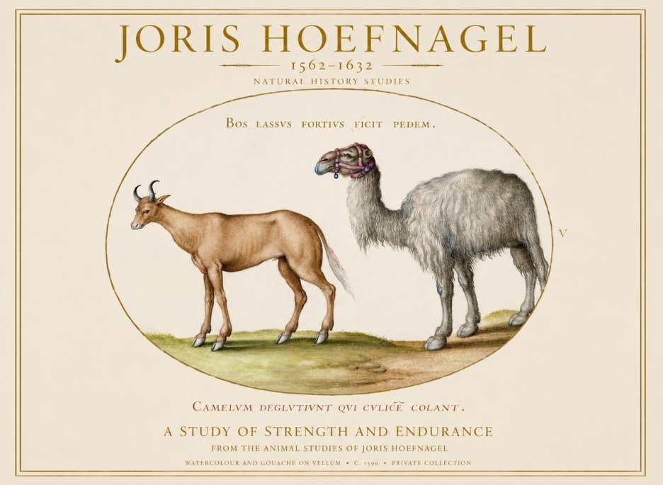 Joris Hoefnagel A Study of Strength and Endurance No1 - Affiche