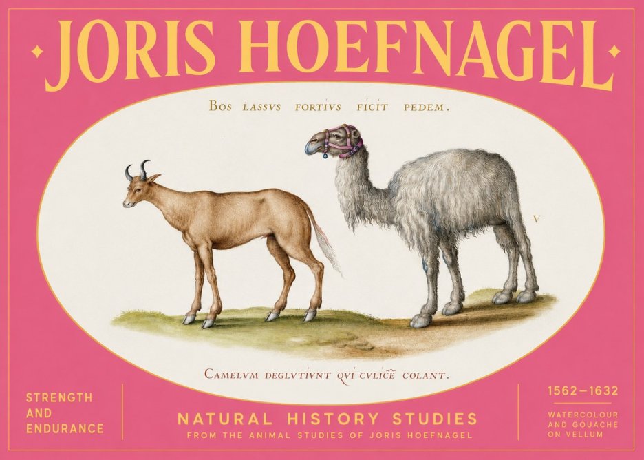 Joris Hoefnagel A Study of Strength and Endurance No2 - Affiche
