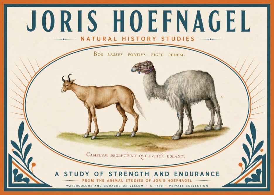 Joris Hoefnagel A Study of Strength and Endurance No4 - Affiche