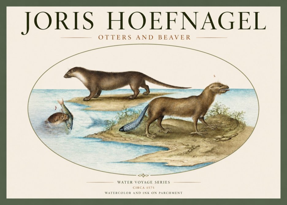 Joris Hoefnagel The Four-footed Creatures No3 - Affiche