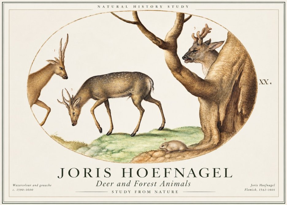 Joris Hoefnagel Do Not Rush Against the Lion. No2 - Affiche