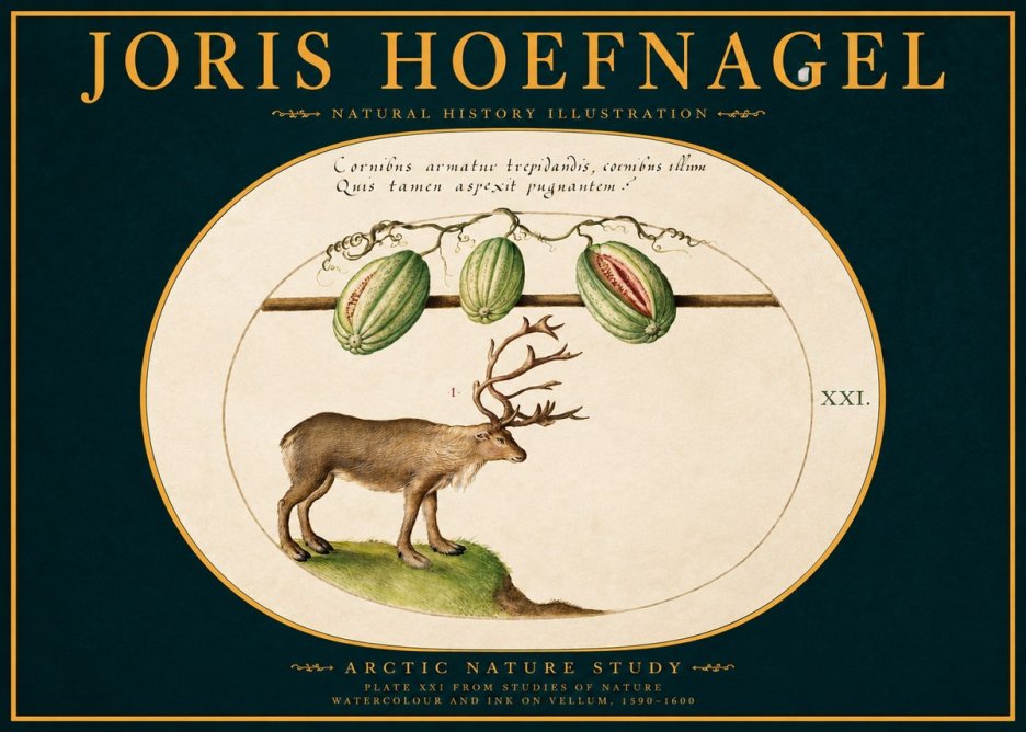 Joris Hoefnagel Arctic Nature Study No2 - Affiche