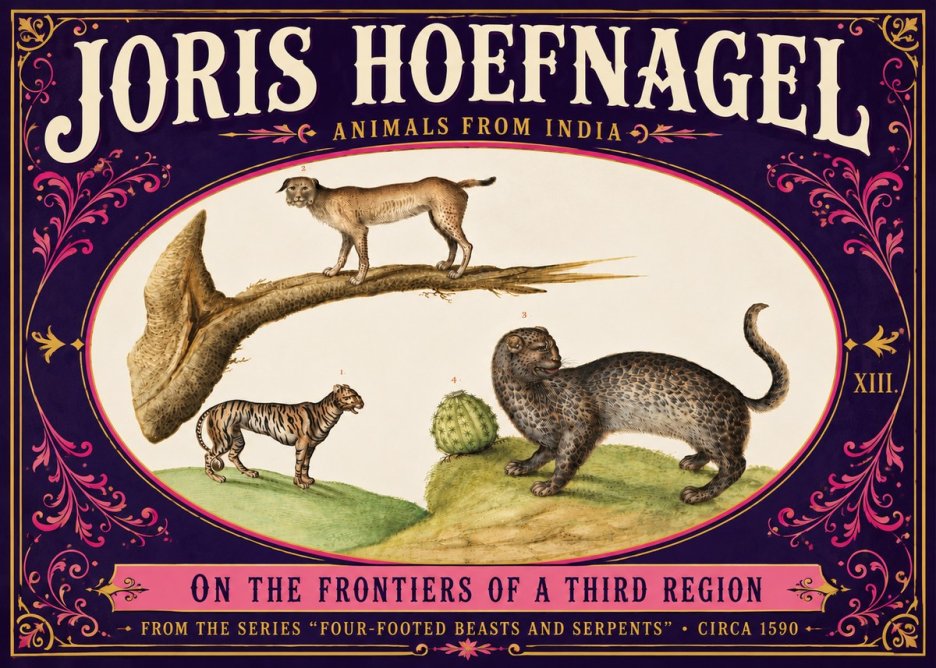 Joris Hoefnagel Four Beasts No6 - Affiche