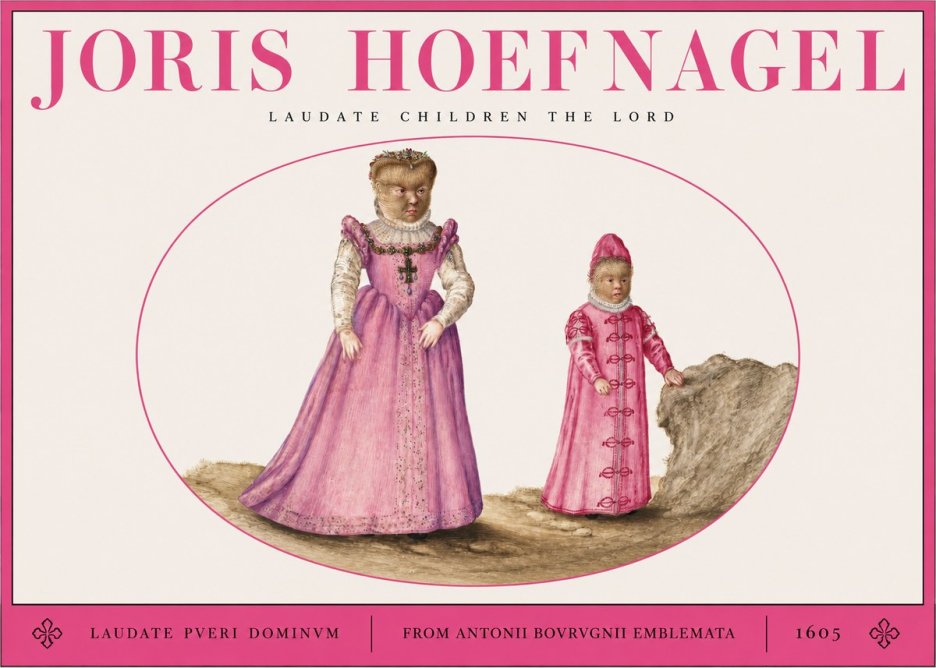 Joris Hoefnagel Laudate Pueri Dominum No4 - Affiche