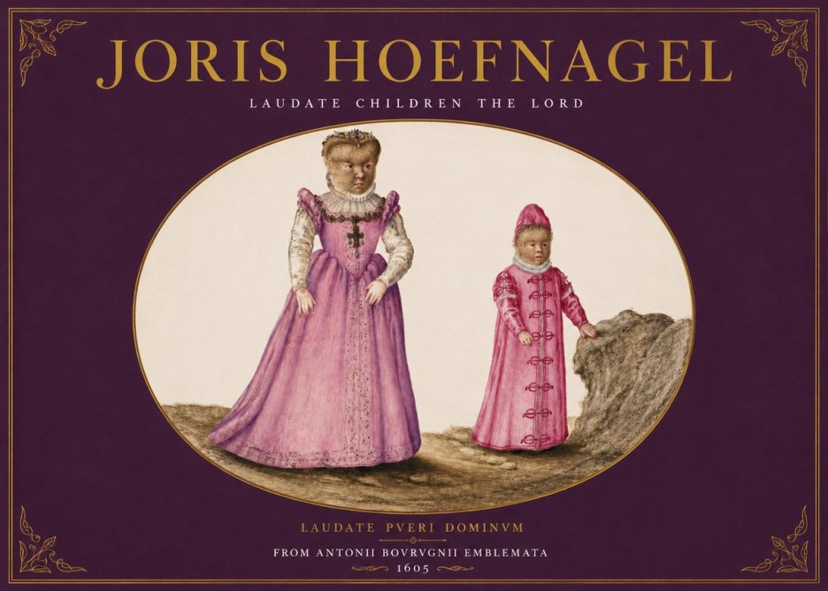Joris Hoefnagel Laudate Pueri Dominum No5 - Affiche