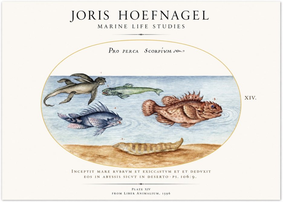 Joris Hoefnagel Pro Perca Scorpivm No3 - Affiche