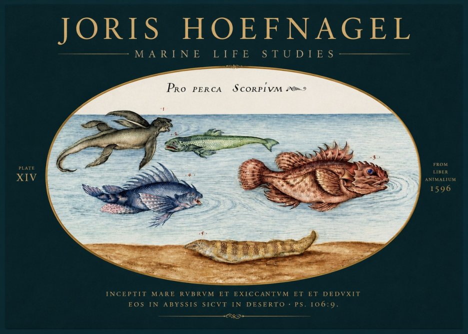 Joris Hoefnagel Pro Perca Scorpivm No4 - Affiche
