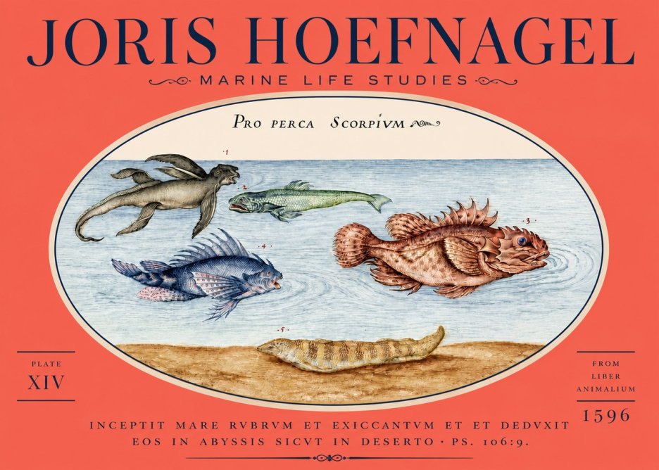 Joris Hoefnagel Pro Perca Scorpivm No5 - Affiche
