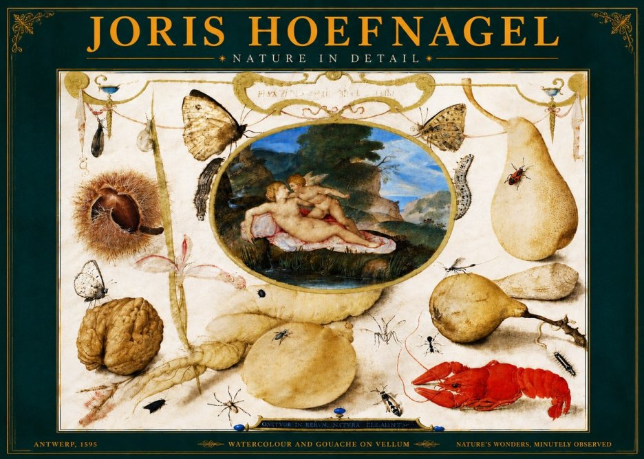 Joris Hoefnagel Nature in Detail No5 - Affiche