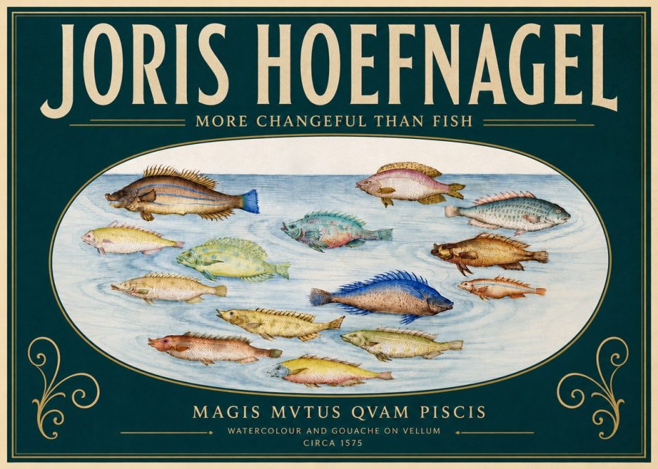 Joris Hoefnagel Fish More Than Silent No5 - Affiche