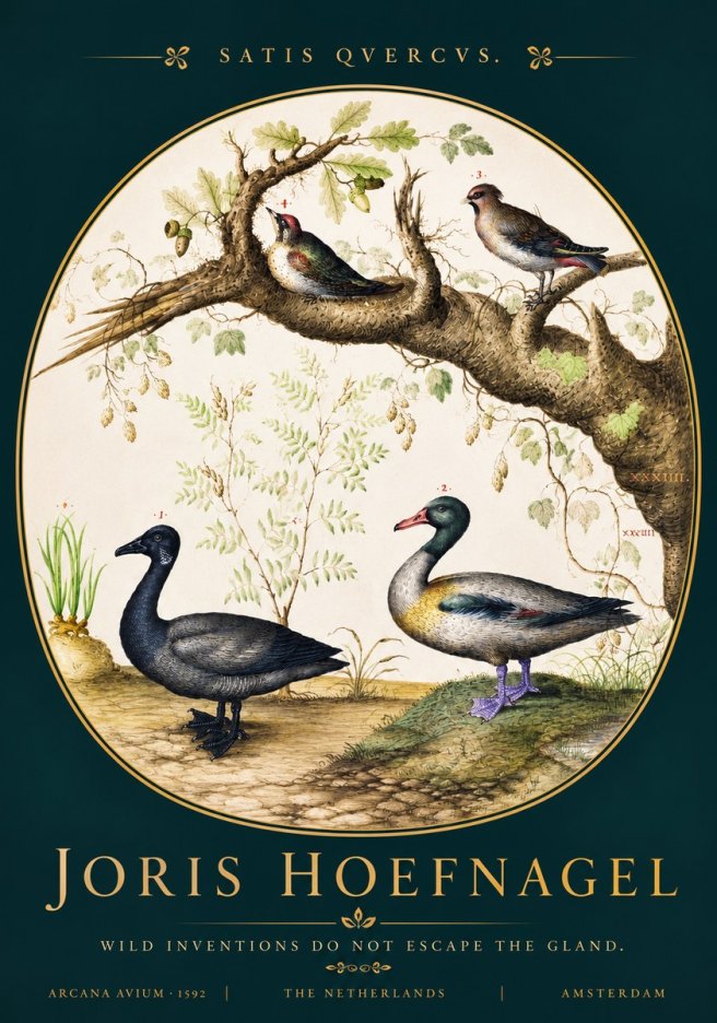 Joris Hoefnagel Satis Quercus. Birds of the Marsh No4 - Affiche