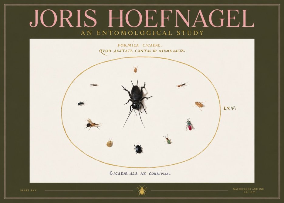 Joris Hoefnagel Formica Cicadae No2 - Affiche