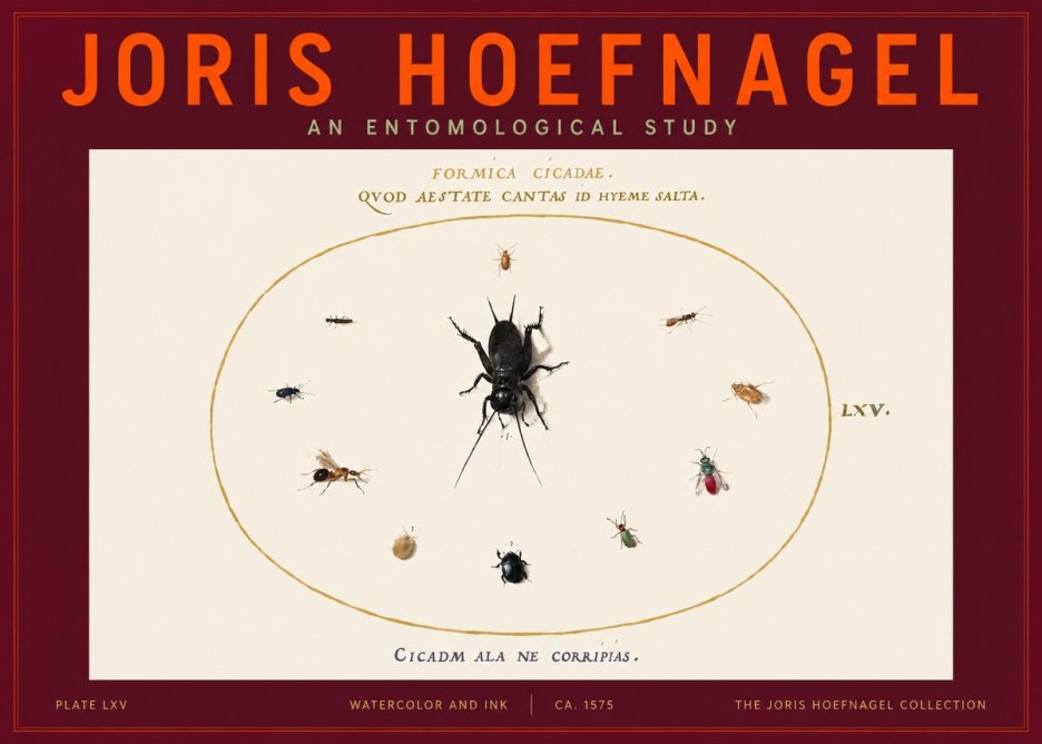 Joris Hoefnagel Formica Cicadae No4 - Affiche