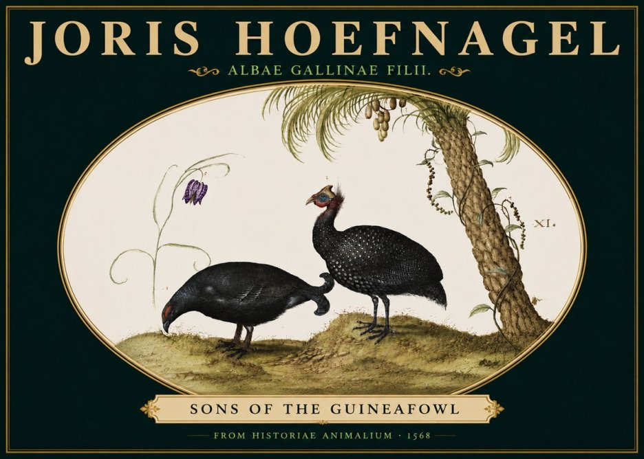 Joris Hoefnagel Albae Gallinae Filii. No5 - Affiche