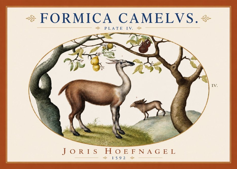 Joris Hoefnagel Formicamelus. No4 - Affiche