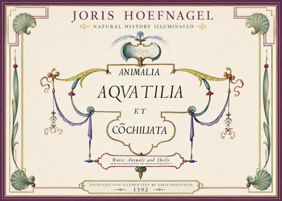 Joris Hoefnagel Animalia Aquatilia Et Cochiliata No4 - Affiche