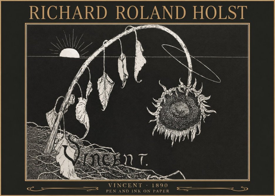 Richard Roland Holst Vincent No2 - Affiche