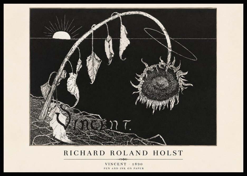 Richard Roland Holst Vincent No3 - Affiche