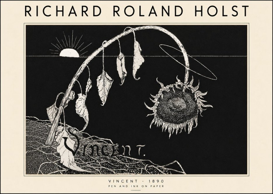 Richard Roland Holst Vincent No5 - Affiche